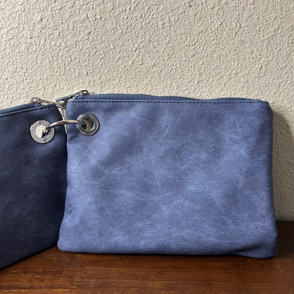 CXL by Christian Lacroix NWT Wristlet Duo Indigo Denim Look Faux Leather - Picture 5 of 12